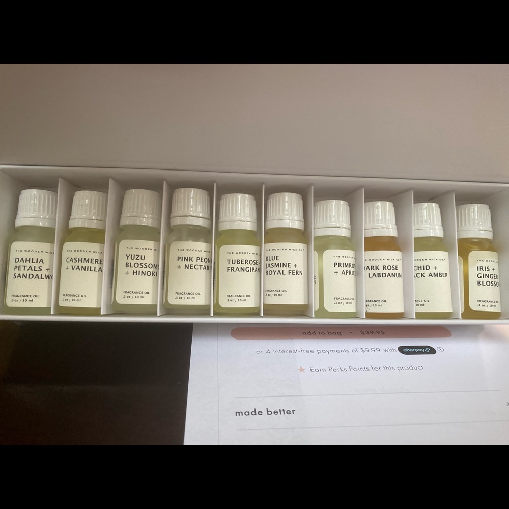 Wooden Wick Chic + Luxe fragrance kit